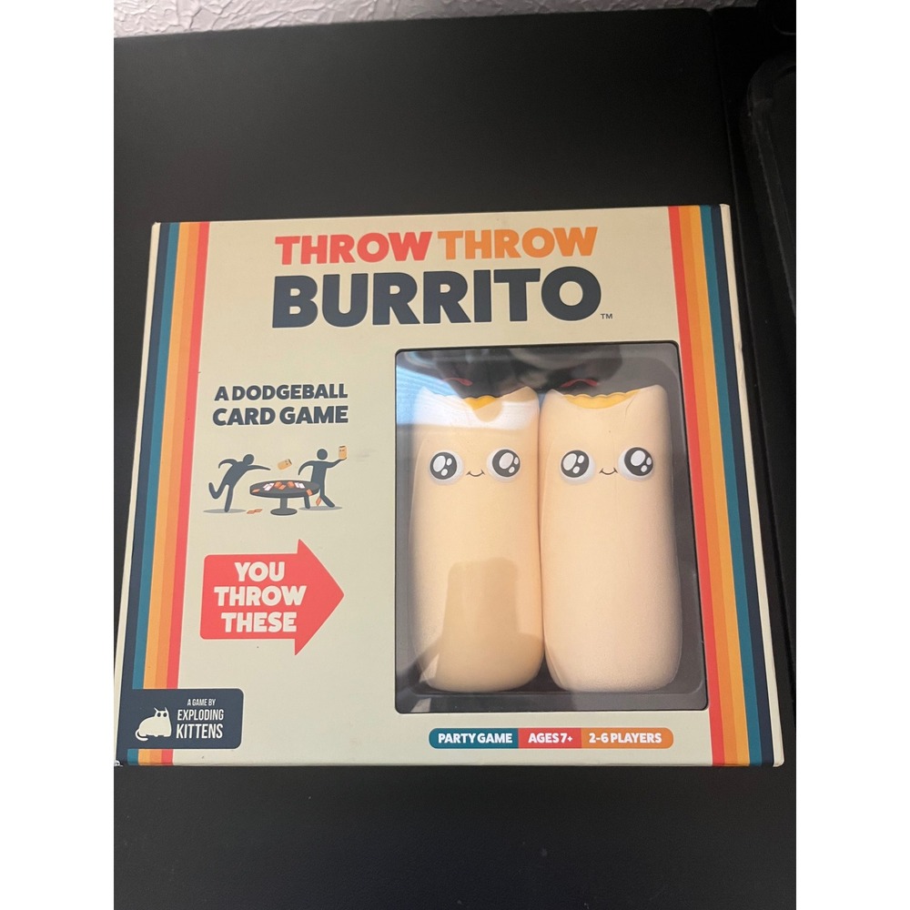 Exploding Kittens Throw Throw Burrito Dodgeball Card Game Party Game 2-6 Players